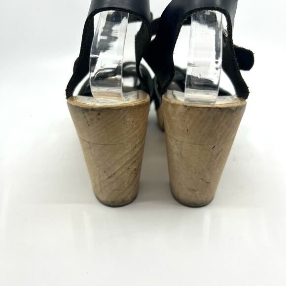 Maguba Black Clog Sandals Women's 10 US - Picture 6 of 10